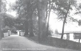 "Weiße Wallbrücke" über den Stadtgraben in Richtung Johanna-Mühle