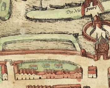 Auszug Stadtplan 1576