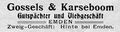 Geschäftsanzeige 1906