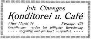 AlterMarkt14 Claesges-Cafe 1911.jpg