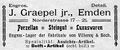 Geschäftsanzeige 1906
