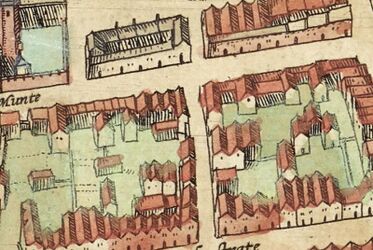 Auszug aus "Embden urbs Frisiæ orientalis primaria, 1576"