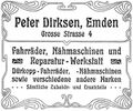 Geschäftsanzeige 1911
